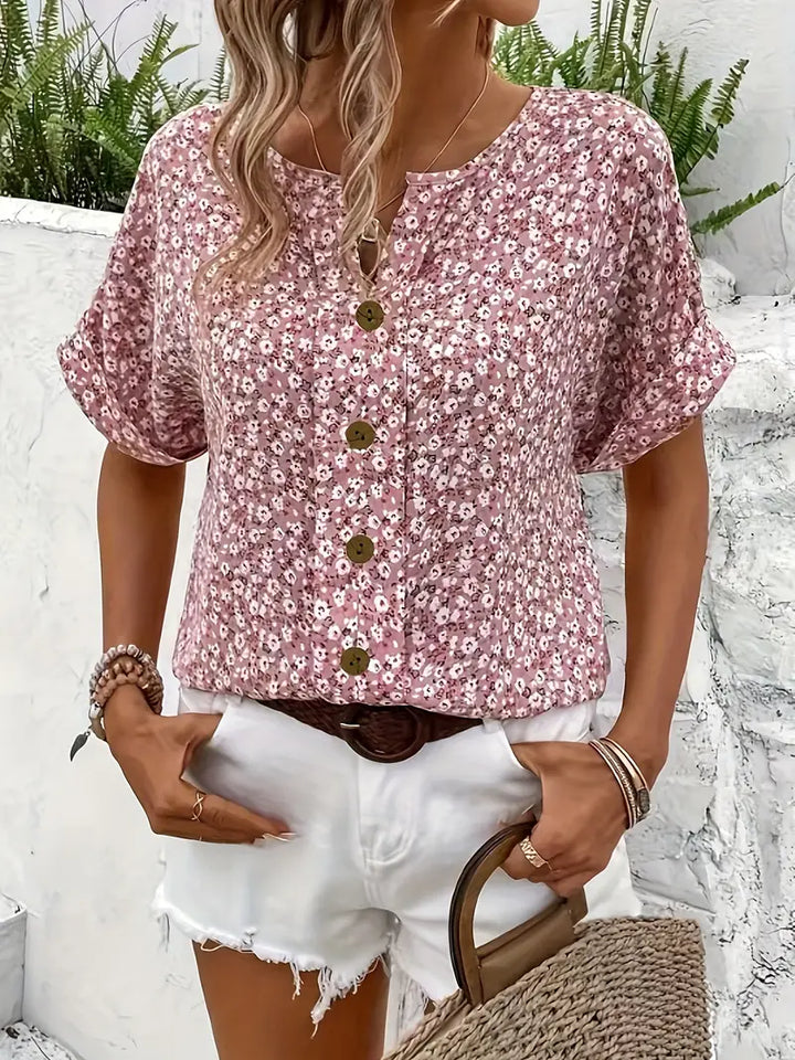 Brigitte - blouse florale fascinante