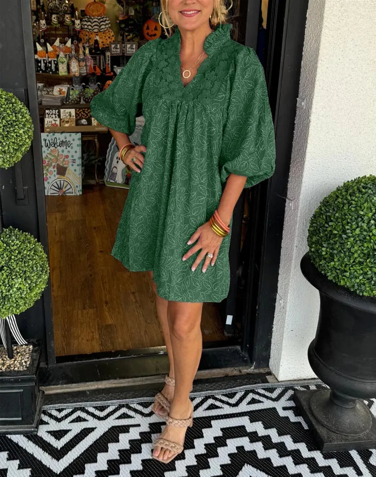 Robe en Jacquard de Dentelle Izabella™