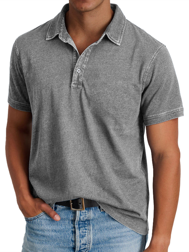 Henri | Polo pour Hommes avec Col Structuré