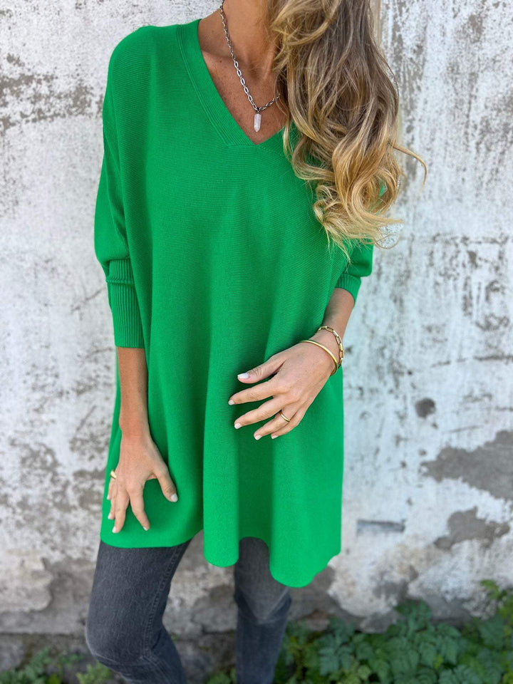 Anna™ | Pull Doux avec Décolleté en V