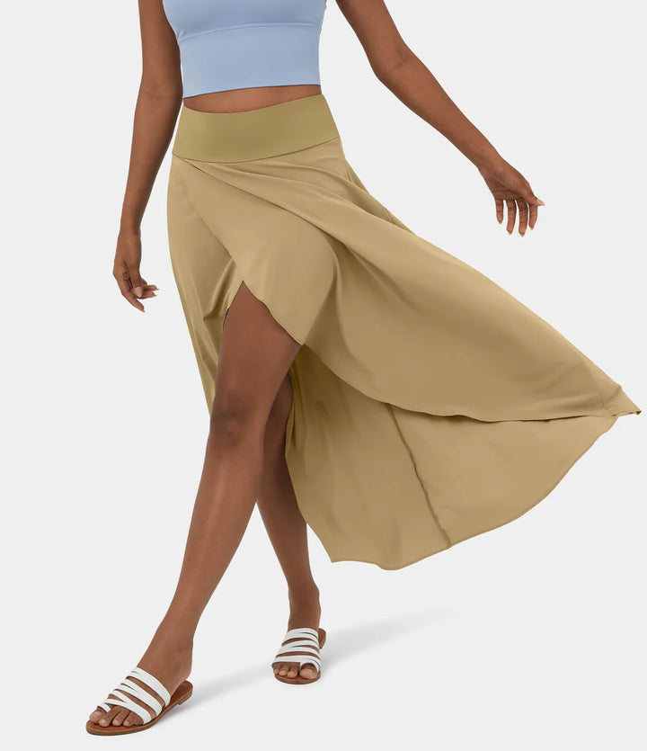 Natalia | Jupe Maxi Confortable Fendue