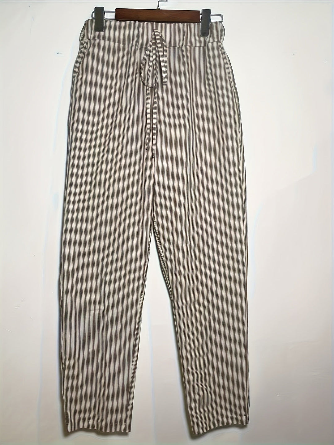 Sanna™ – Pantalons Amples avec Rayure Élégante