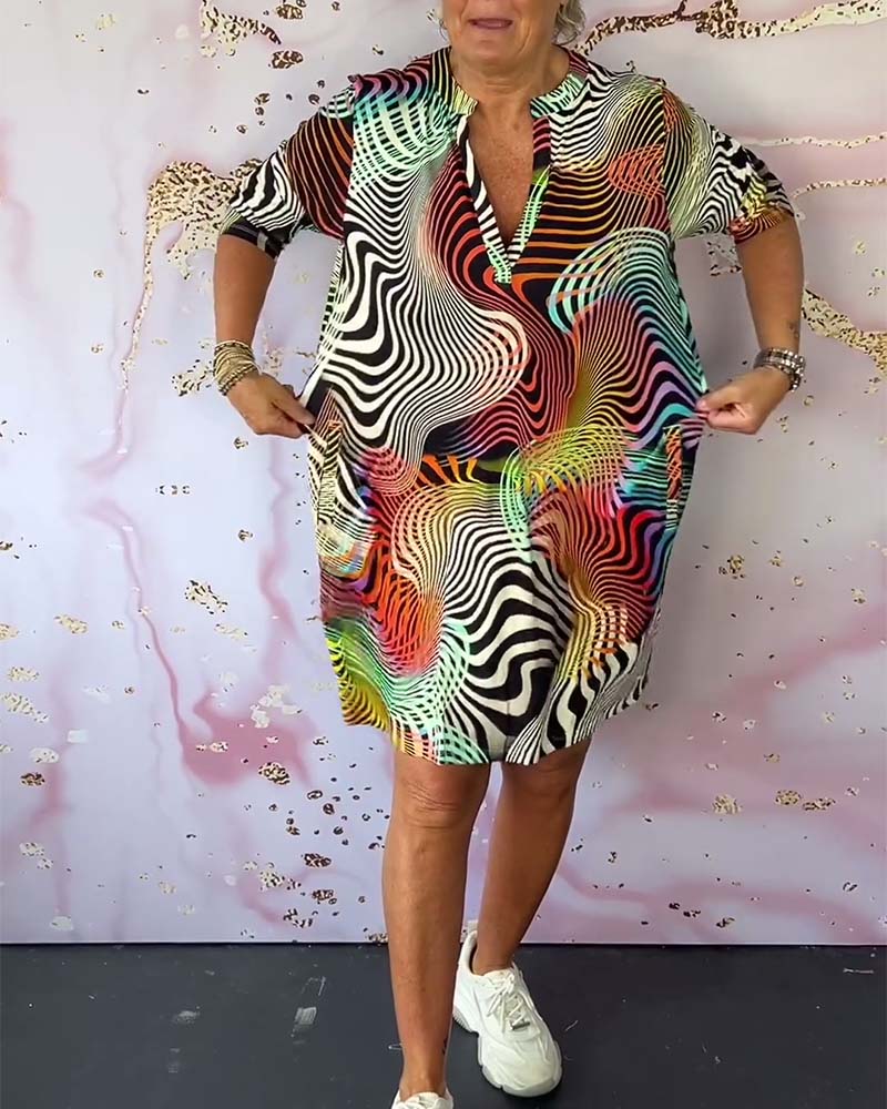 Maëlle | Robe Moderne à Col V au Style Intemporel