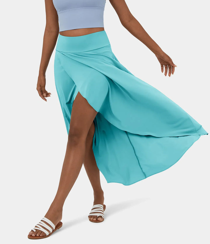 Natalia | Jupe Maxi Confortable Fendue
