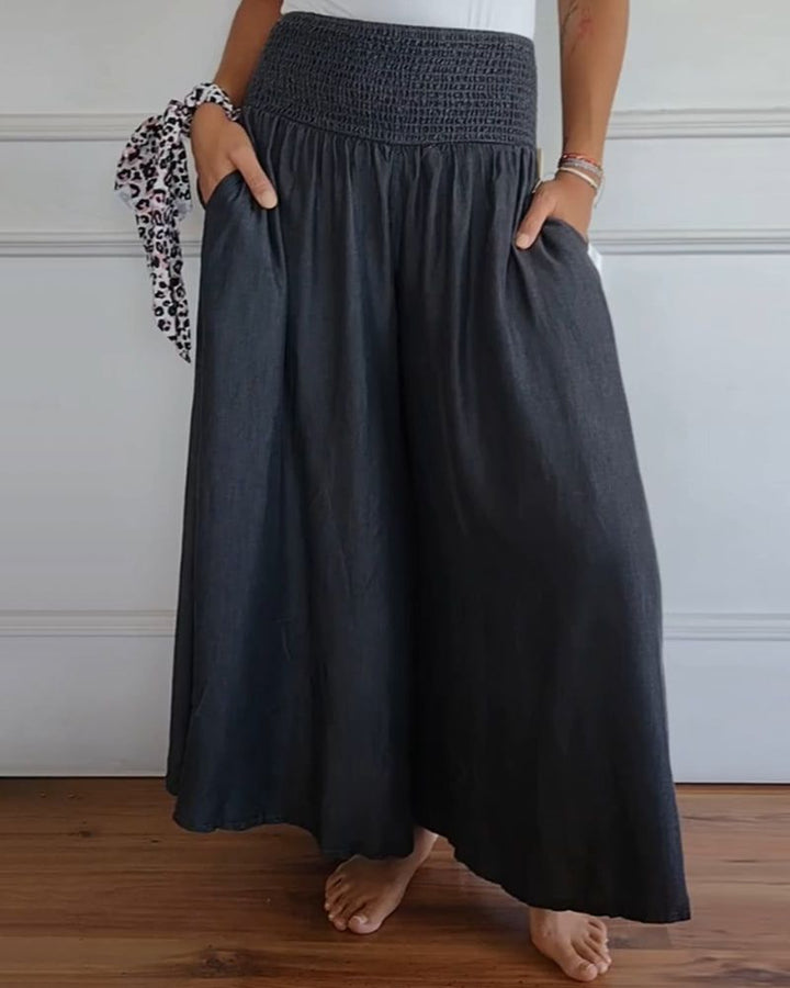 DANSA - PANTALON CONFORTABLE À TAILLE ÉLASTIQUE