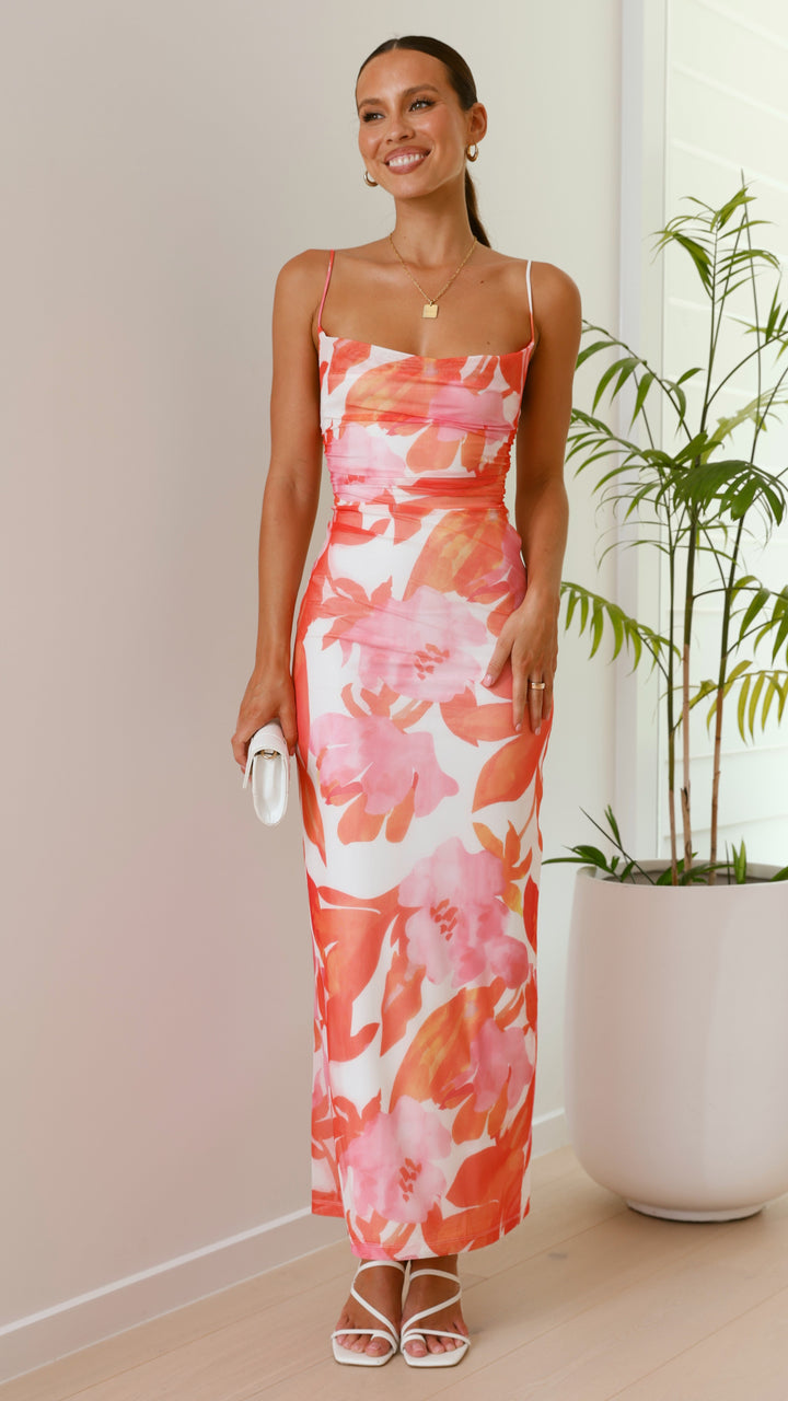 Ashley - Robe Maxi à Fleurs