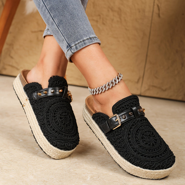 Solene™ Mules Crochets Boho
