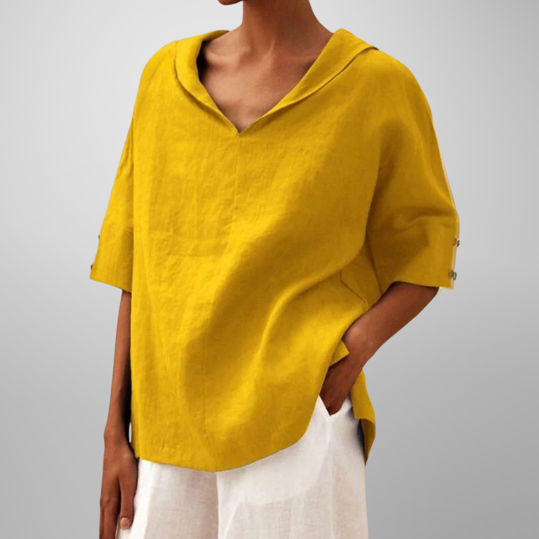 Mia | BLUSE EN COTON LARGES