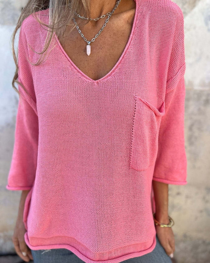 SEMBE - TOP EN MAILLE BOHO