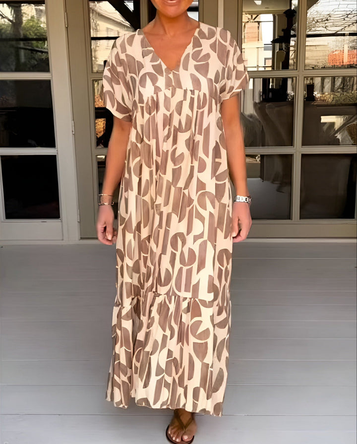 Colette | Robe fluide à col V