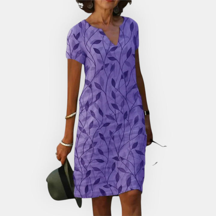 Robe Décontractée V-Cou Carol™