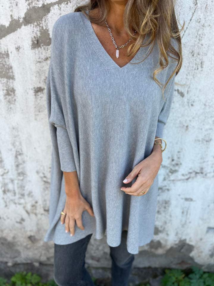 Anna™ | Pull Doux avec Décolleté en V
