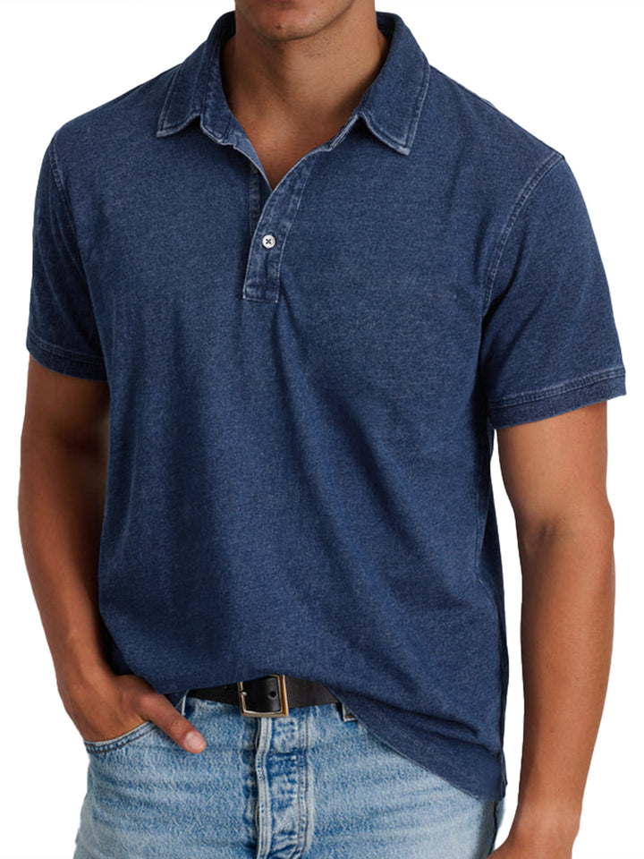 Henri | Polo pour Hommes avec Col Structuré