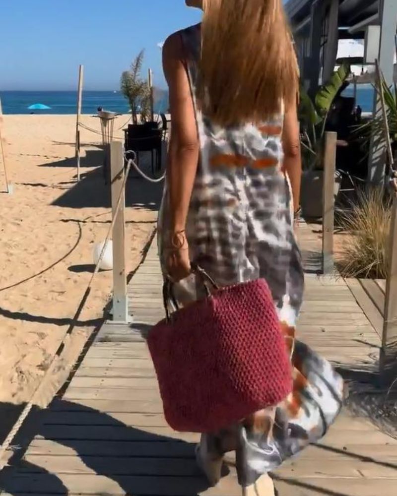 ÉLODIE | Robe d'été tie-dye sans manches