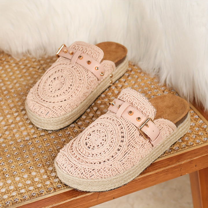 Solene™ Mules Crochets Boho