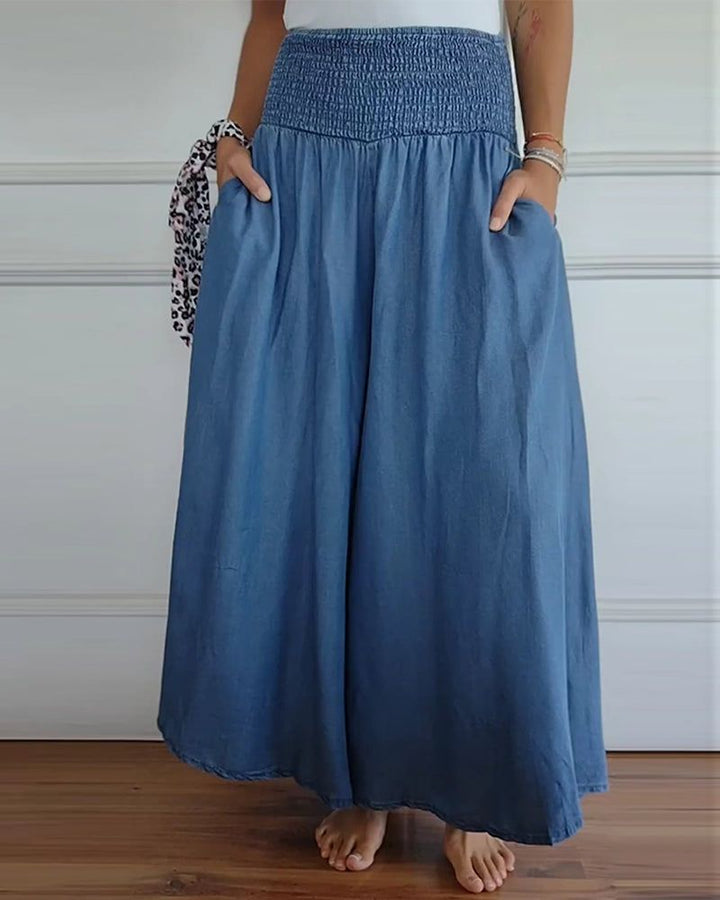 DANSA - PANTALON CONFORTABLE À TAILLE ÉLASTIQUE