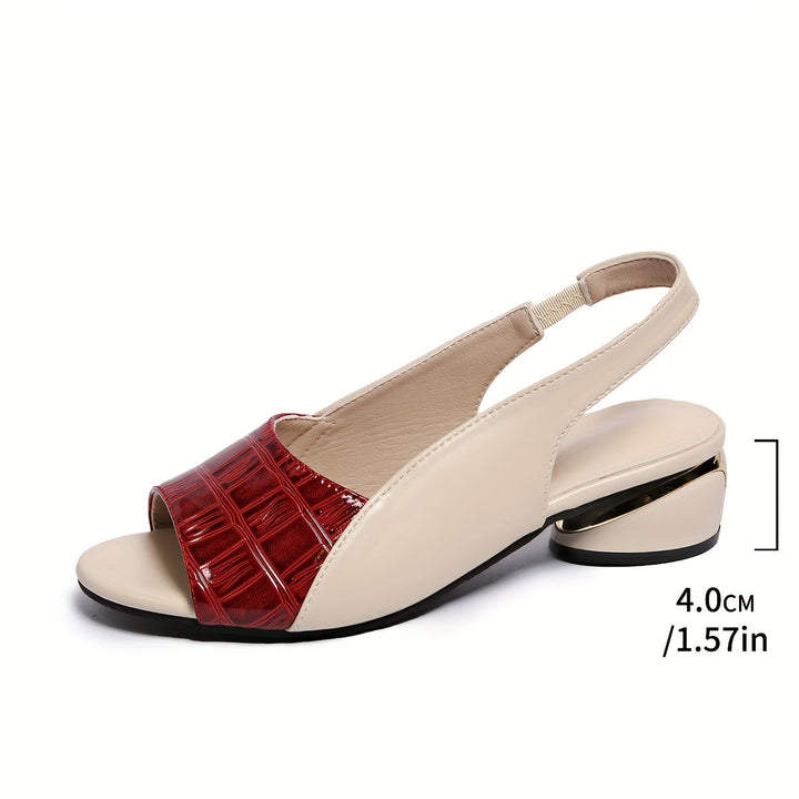 Orla™ Escarpins à Talon Slingback Bicolores