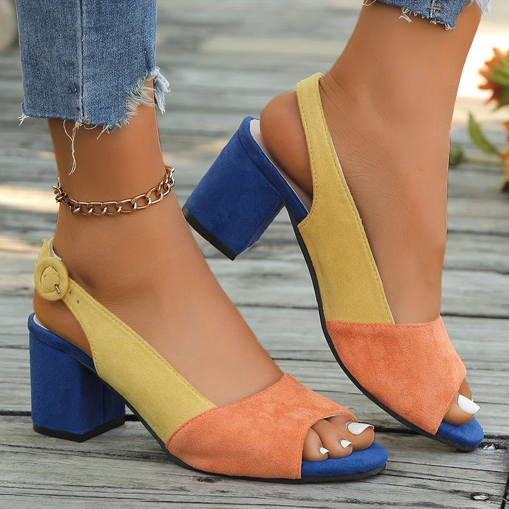 Zuri™ Talons Slingback Colorblock