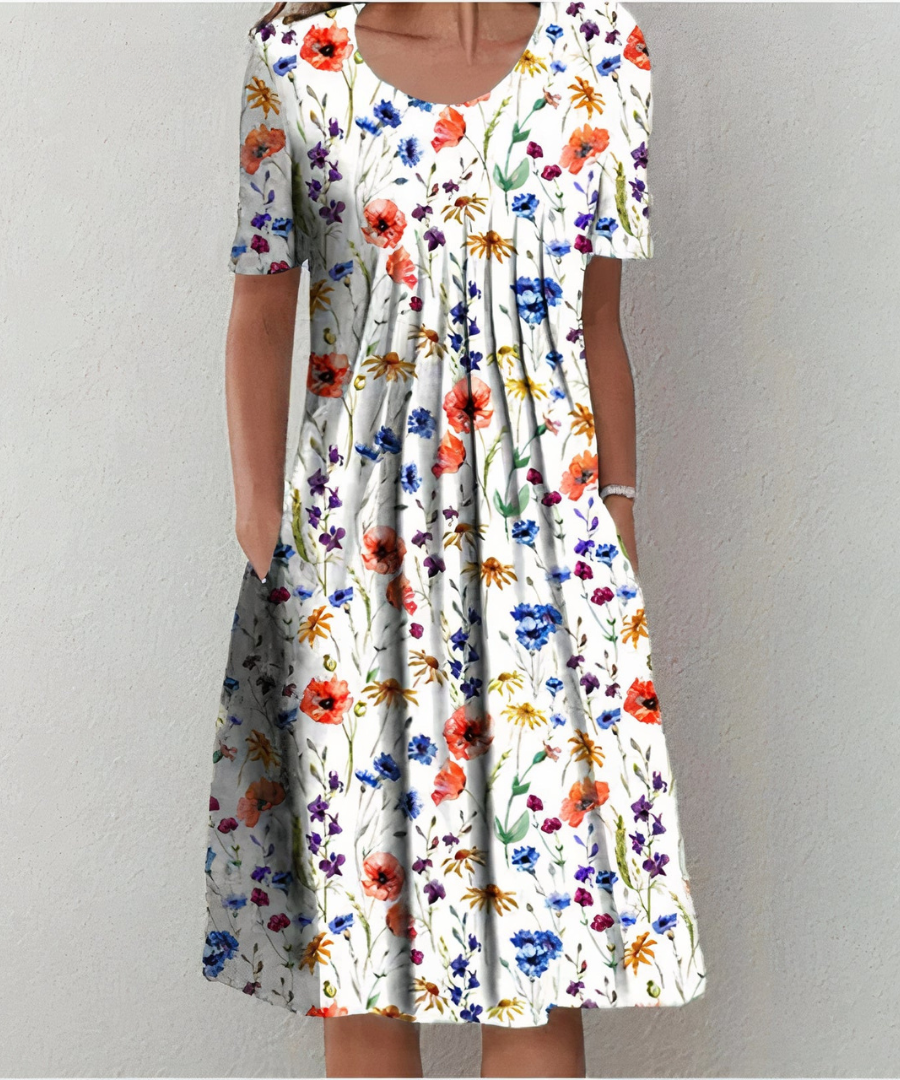 Clémentine - Robe fleurie