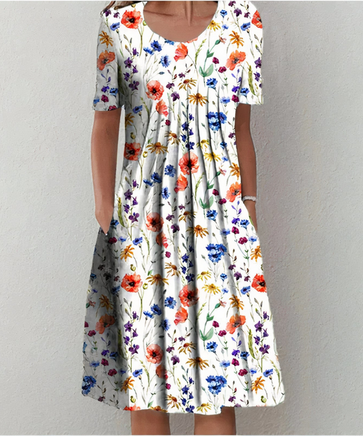 Clémentine - Robe fleurie