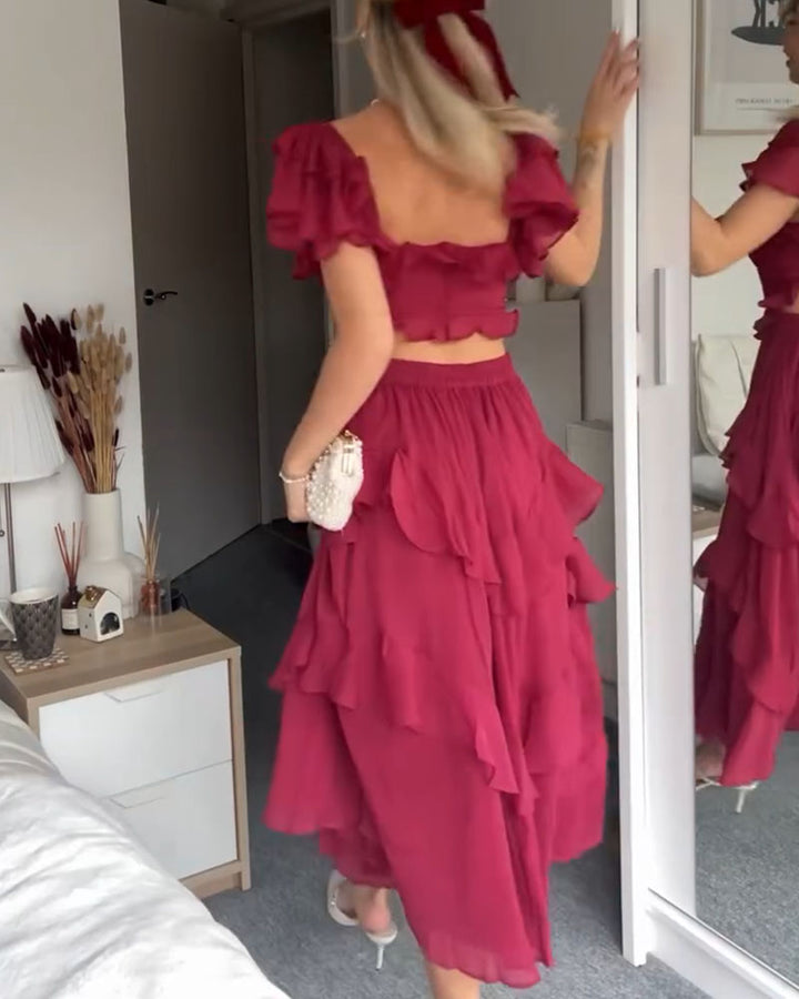 Elisa | Robe à volants