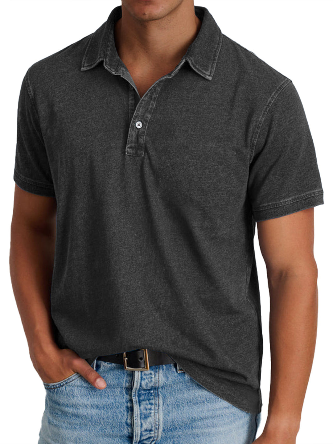 Henri | Polo pour Hommes avec Col Structuré