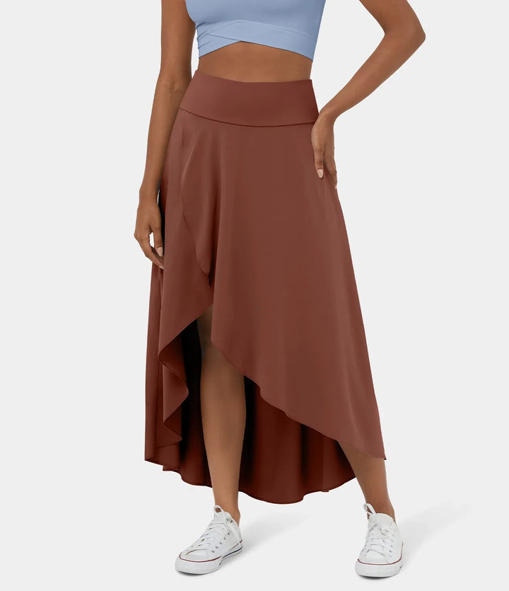 Natalia | Jupe Maxi Confortable Fendue
