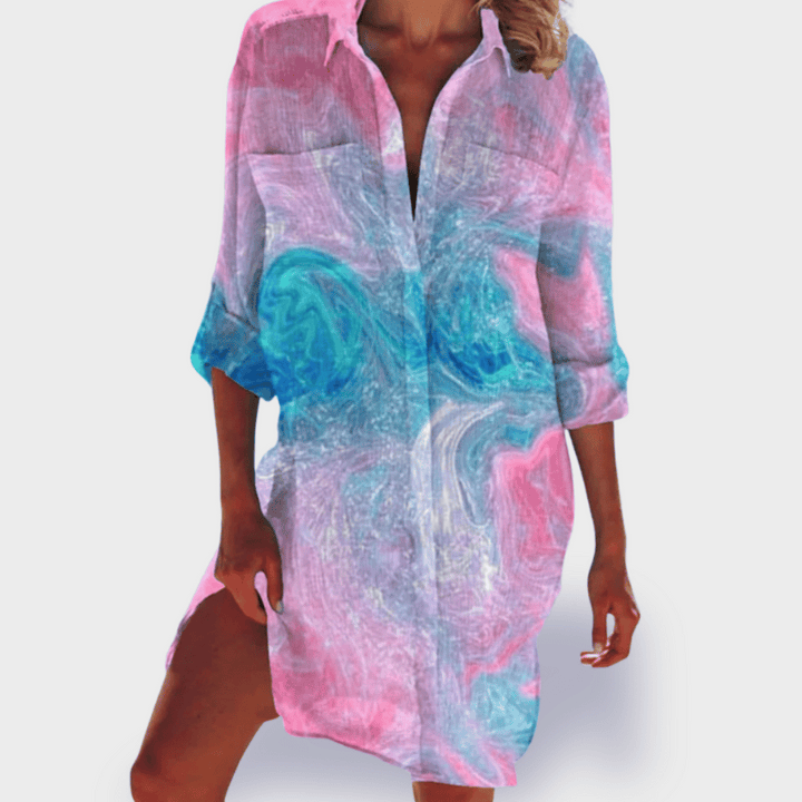 Brigitte | Robe d’été Colorée et Légère