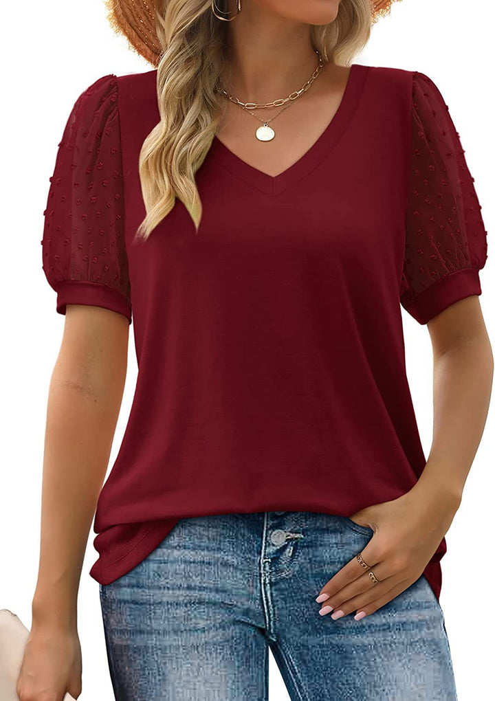 Véronique™ | Blouse Élégante avec Manches Volantes