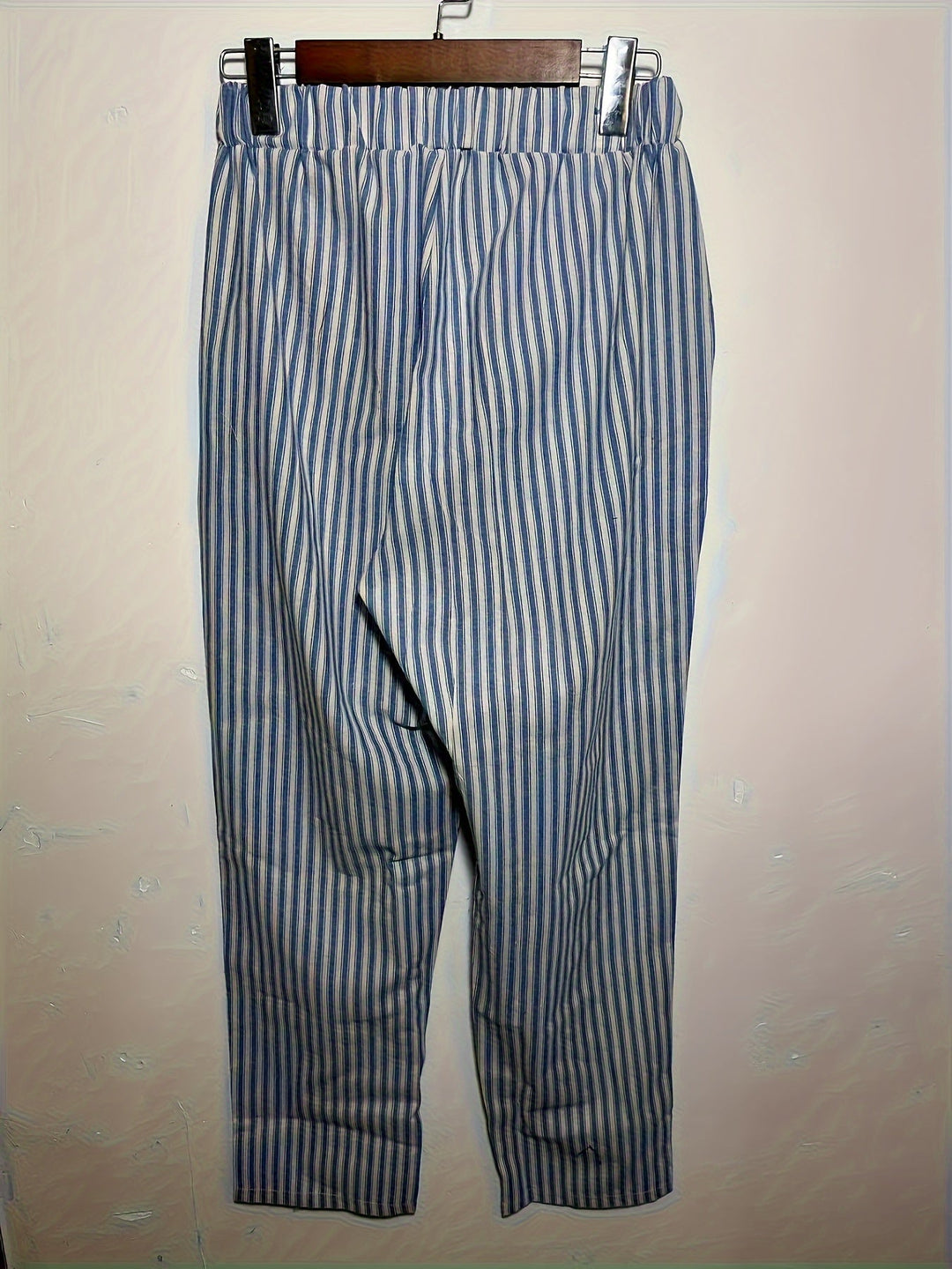 Sanna™ – Pantalons Amples avec Rayure Élégante