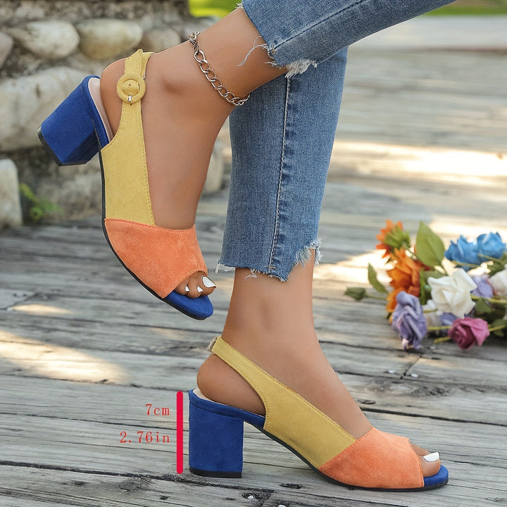 Zuri™ Talons Slingback Colorblock