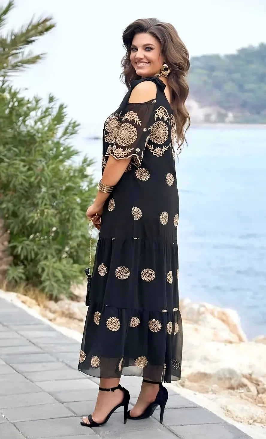 Dionne | Robe d'été en maille élégante