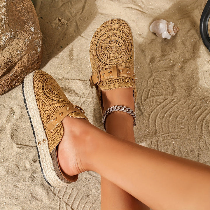 Solene™ Mules Crochets Boho
