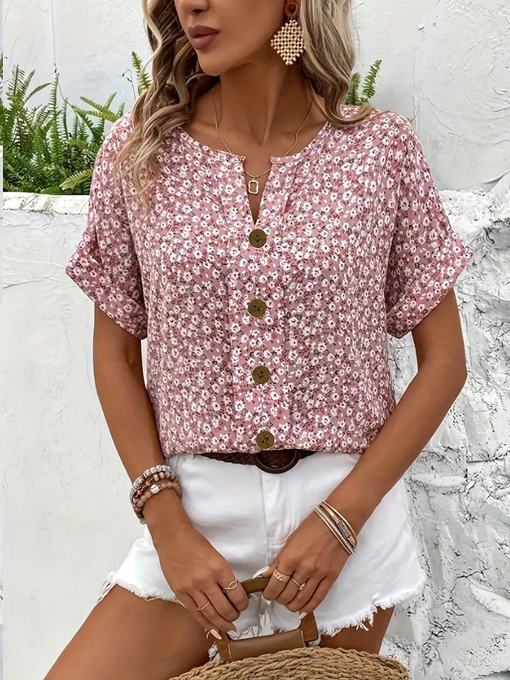 Brigitte - blouse florale fascinante