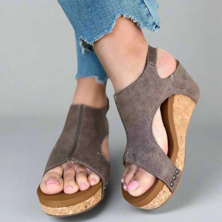Mechthild | Sandales orthopédiques en matériau premium