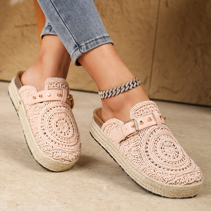 Solene™ Mules Crochets Boho