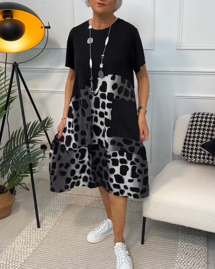Lina | Robe d'été légère avec col rond