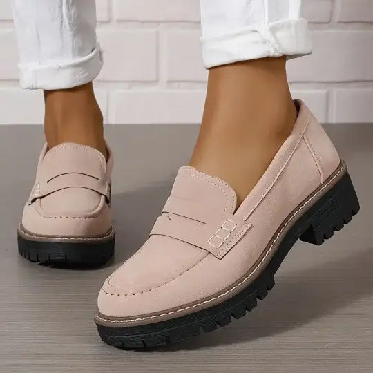 Élodie™ | Mocassins Intemporels en Daim