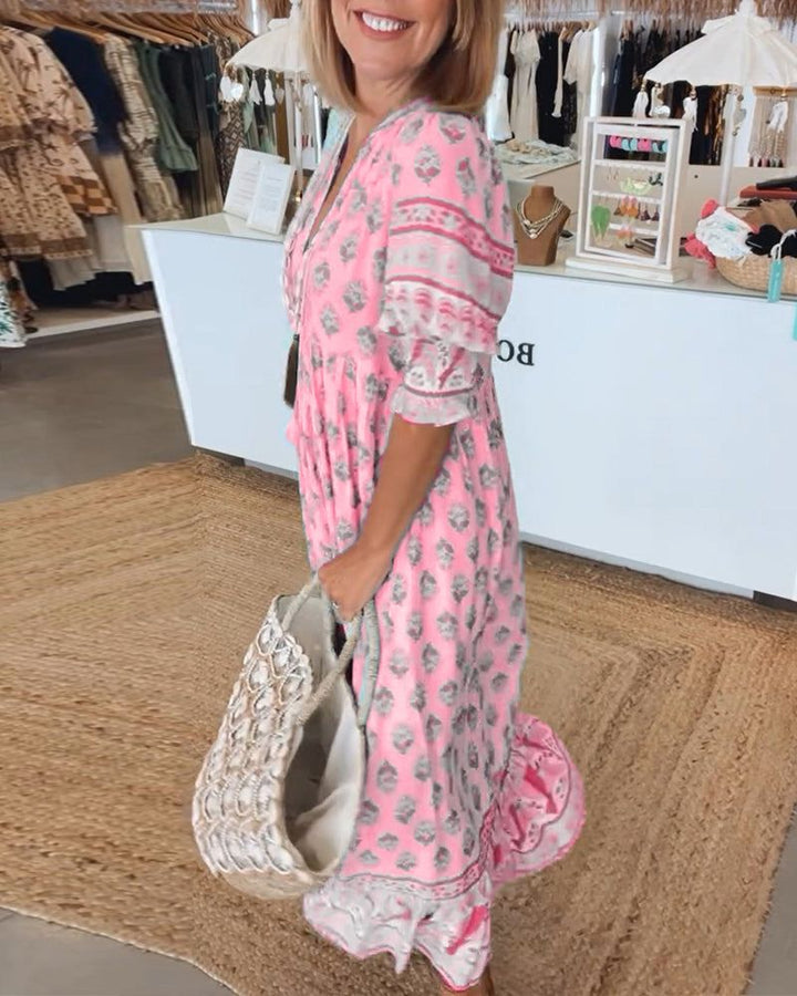 ÉMIE | Robe Décontractée Imprimée