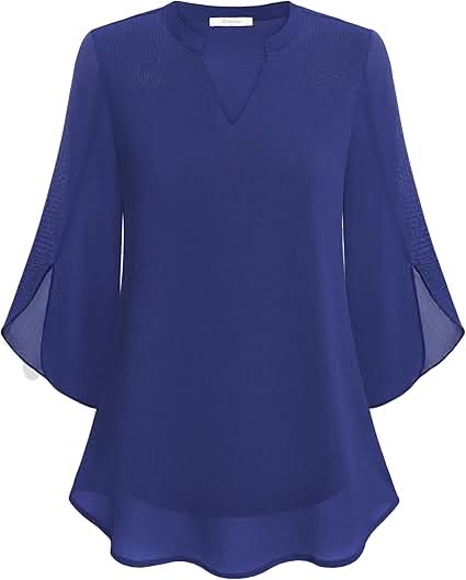Marguerite™ | Blouse fluide avec effet superposé