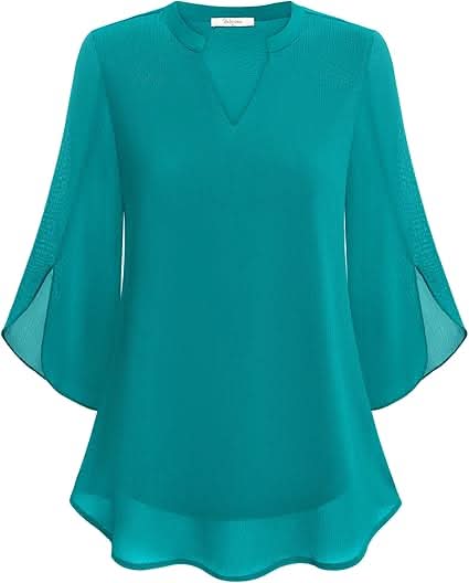 Marguerite™ | Blouse fluide avec effet superposé