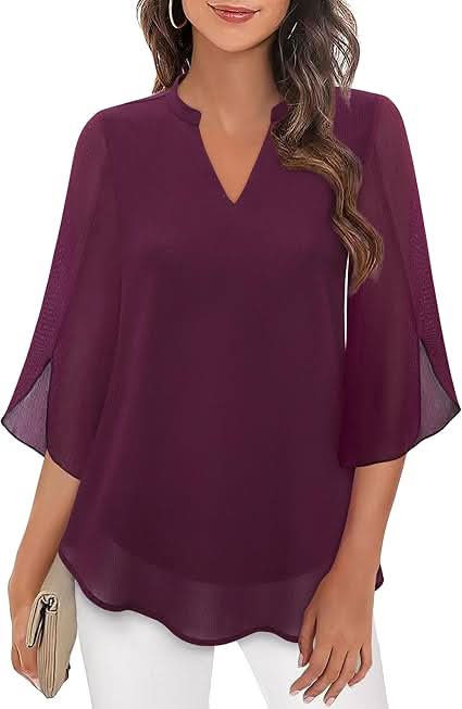 Marguerite™ | Blouse fluide avec effet superposé