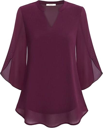 Marguerite™ | Blouse fluide avec effet superposé