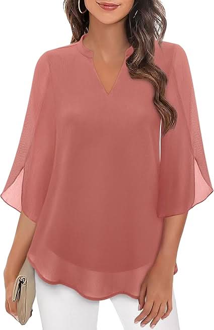 Marguerite™ | Blouse fluide avec effet superposé