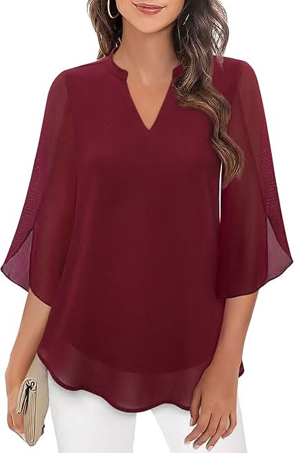 Marguerite™ | Blouse fluide avec effet superposé