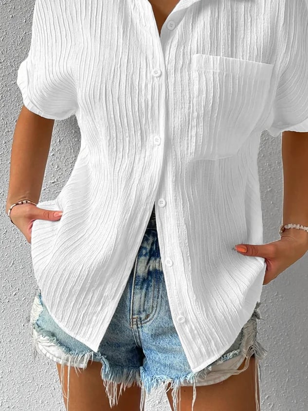 Louisa - Top Relaxato Avec Texture