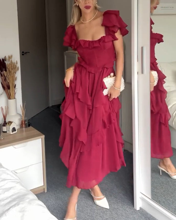 Elisa | Robe à volants