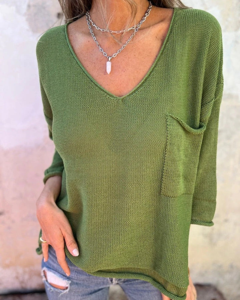 SEMBE - TOP EN MAILLE BOHO