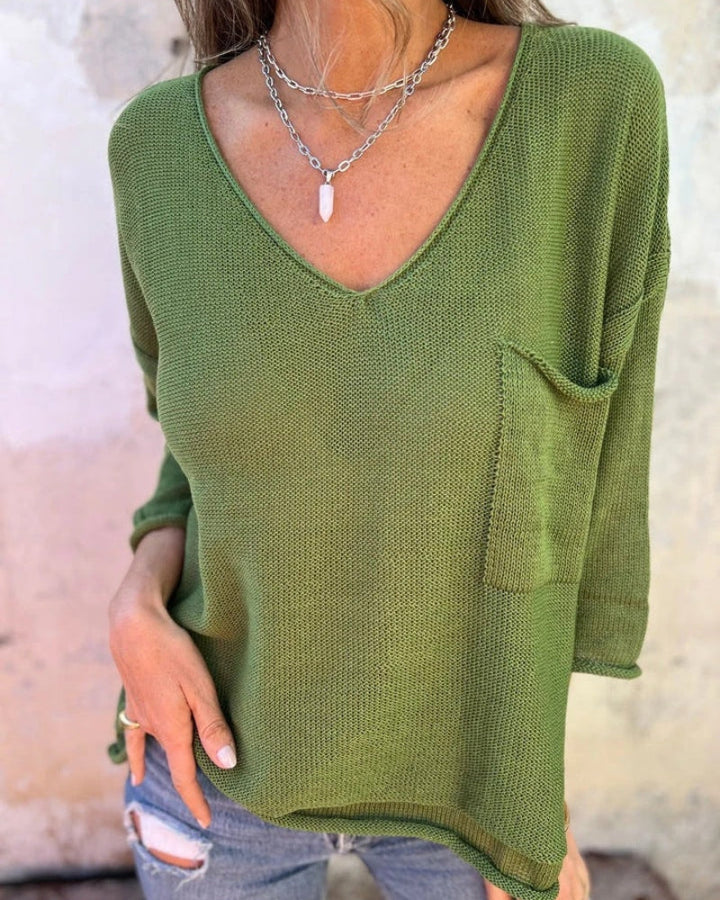 SEMBE - TOP EN MAILLE BOHO