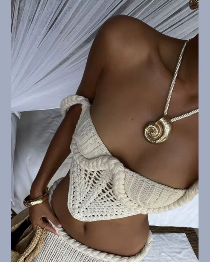 Leona : Ensemble Jupe Maxi Tricotée